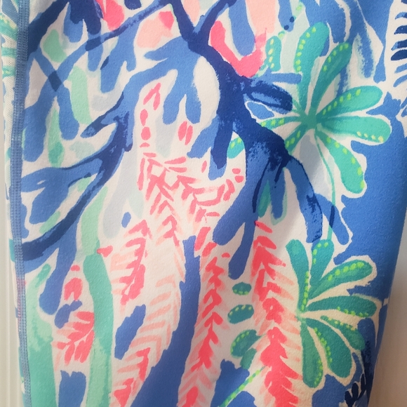 Colorful Tropical Print Luxletic Pants - Picture 4 of 4